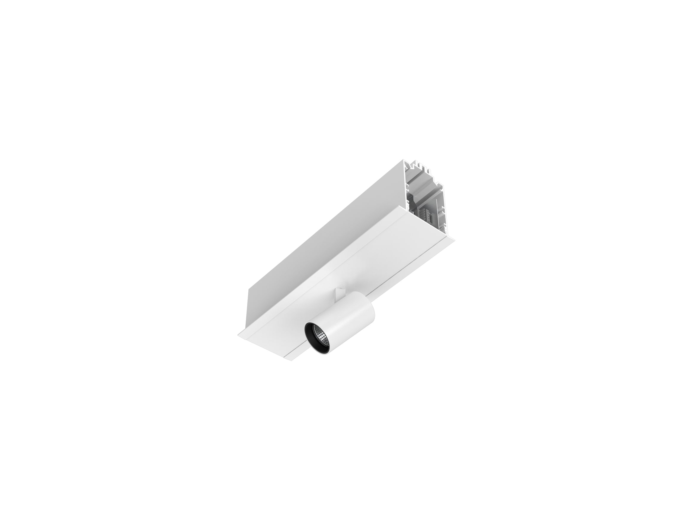 Targetti - LOGICO SY REC 300 8W 3K 1L4 FL WHT EL