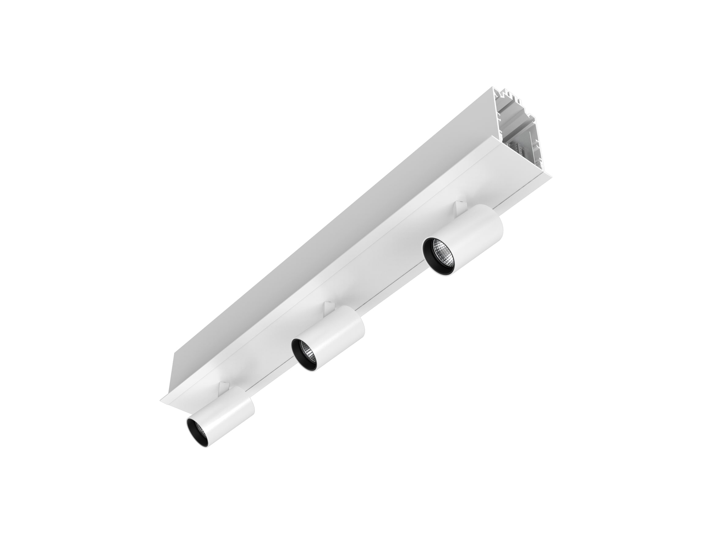 Targetti - LOGICO SY REC 600 24W 4K 3L4 FL WHT EL