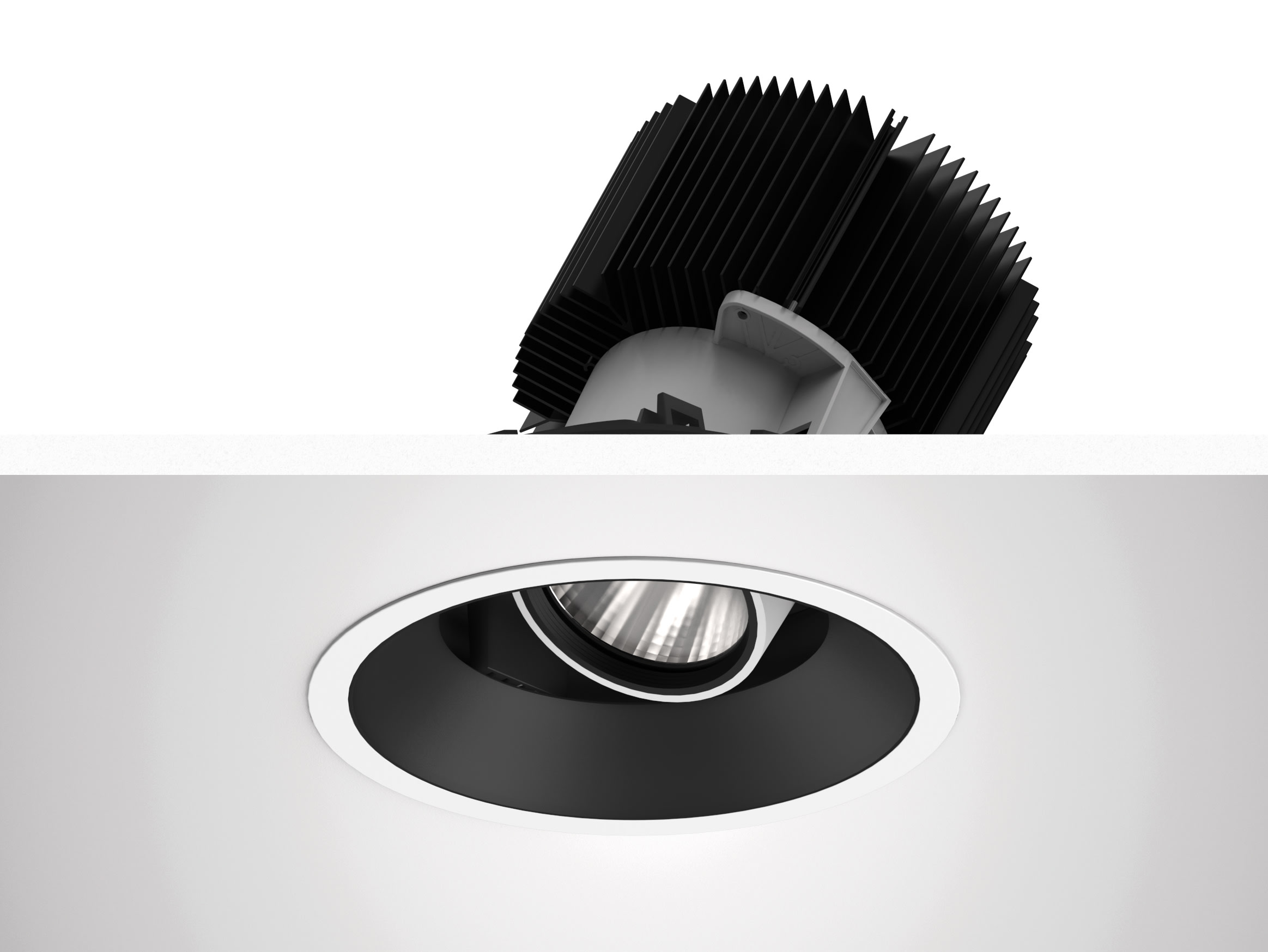 Targetti - CCTEVO 16A FL RA90 64W 30K R W-B EL