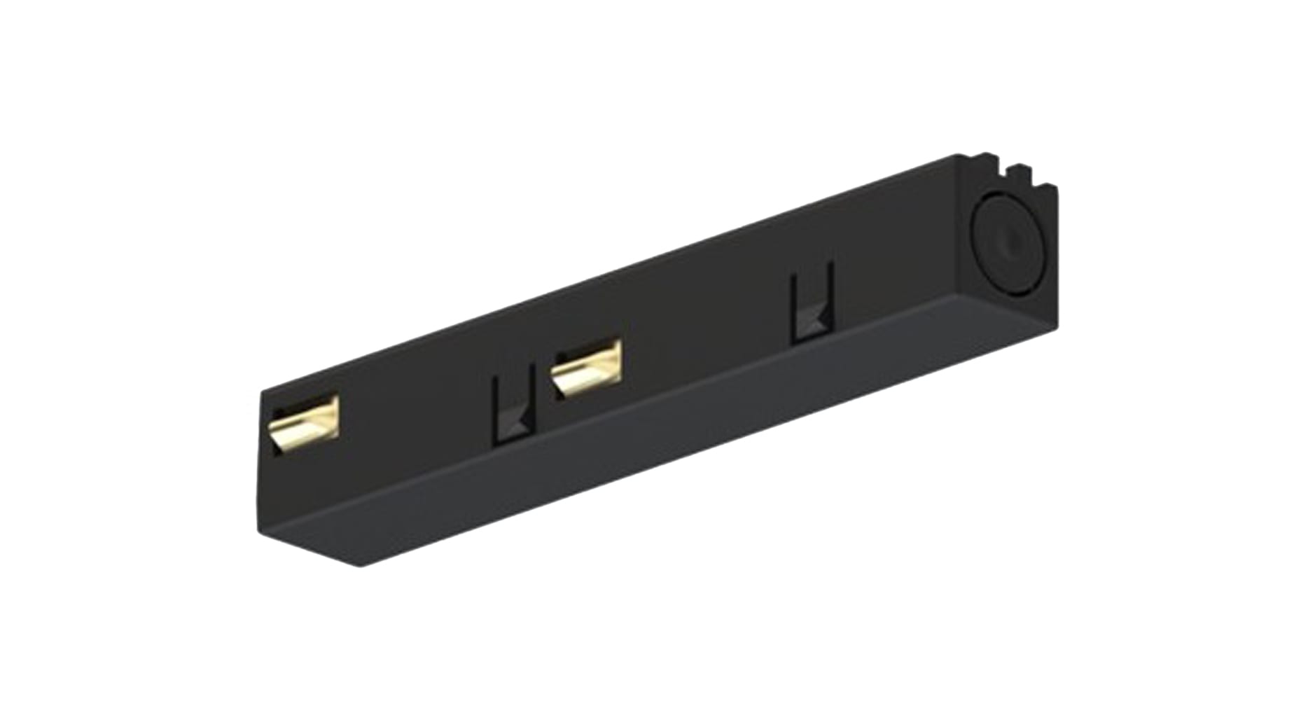 Targetti - EVO TRACK SHORT NOT POLARED END-FEED BLK