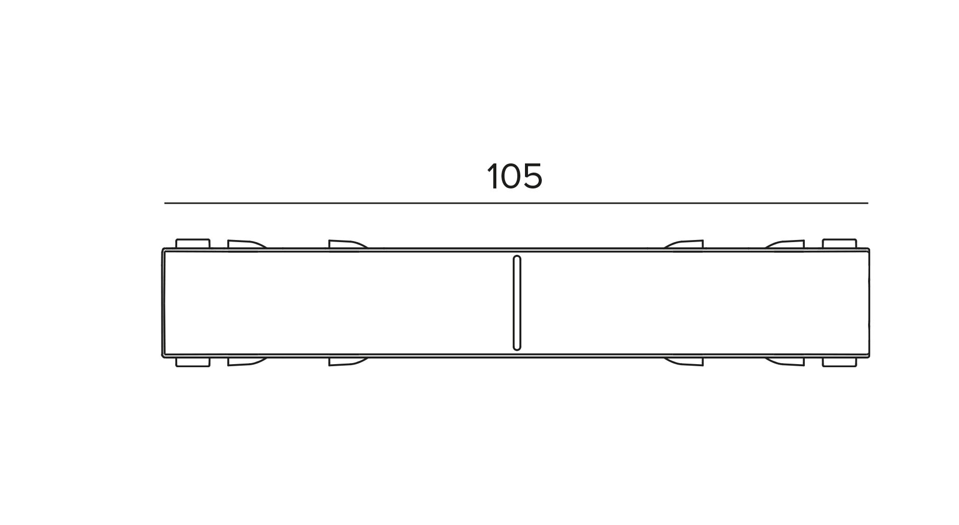 Targetti - EVO TRACK NOT POLARED JOINTING CONN WHT