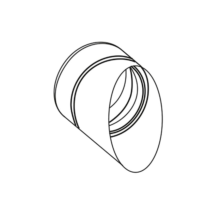 Targetti - TL.ACC DM80 ASYM CUT OFF BIANCO 5PCS