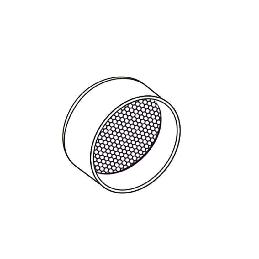 Targetti - TL.ACC DM80 GRIGLIA ANTIAB1 NERO 5PCS