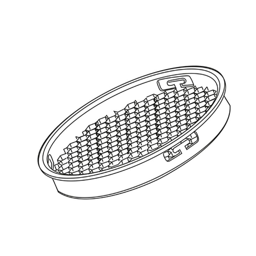 Targetti - TL.ACC DM80 GRIGLIA ANTIAB BIANCO 5PCS