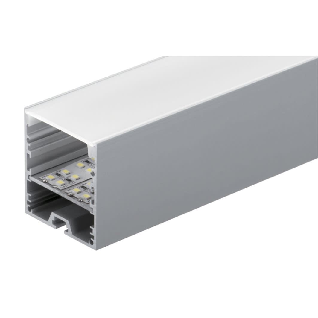 Targetti - PROF ALU A SOSP. C-SCHERMO PMMA C-GUIDA