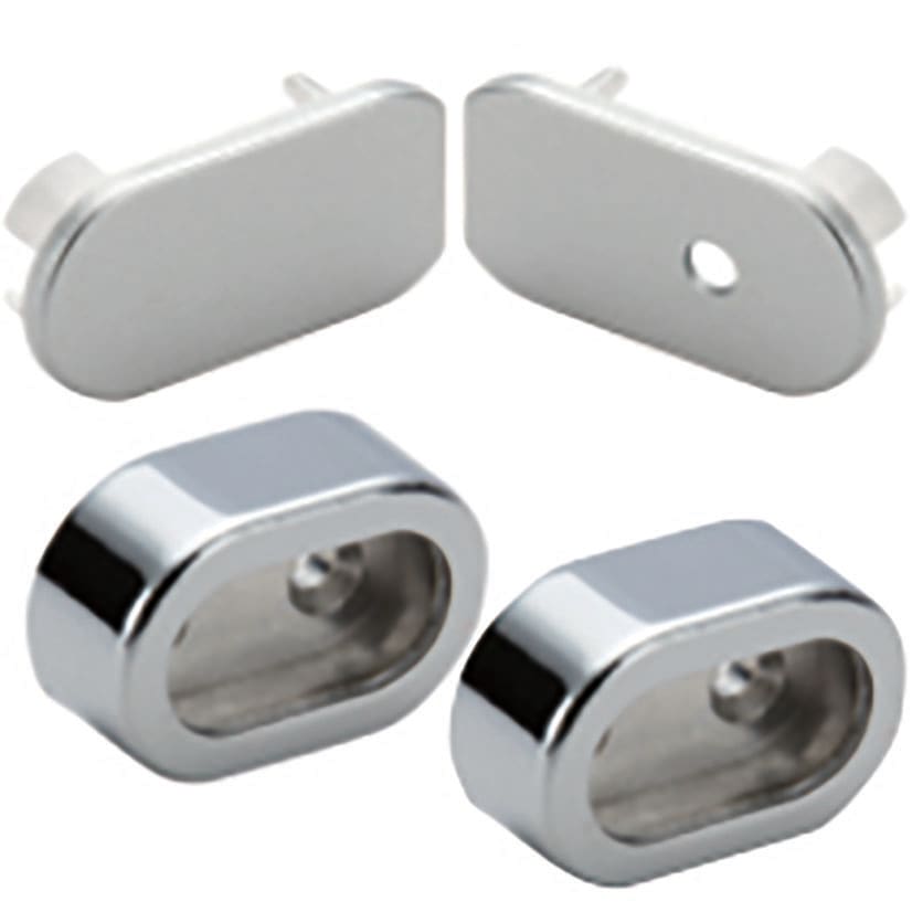 Targetti - P02-03G 6 PZ SUPPORTI METAL+TAPPI PC ARG