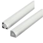 Targetti - PROFILO ALU ANGOLARE C-SCHERMO PMMA 3M