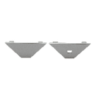 Targetti - P04F - 6 PZ TAPPI PC COLORE ARGENTO