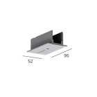 Targetti - E.PLUS RECESSED COVER END-FEED GRE