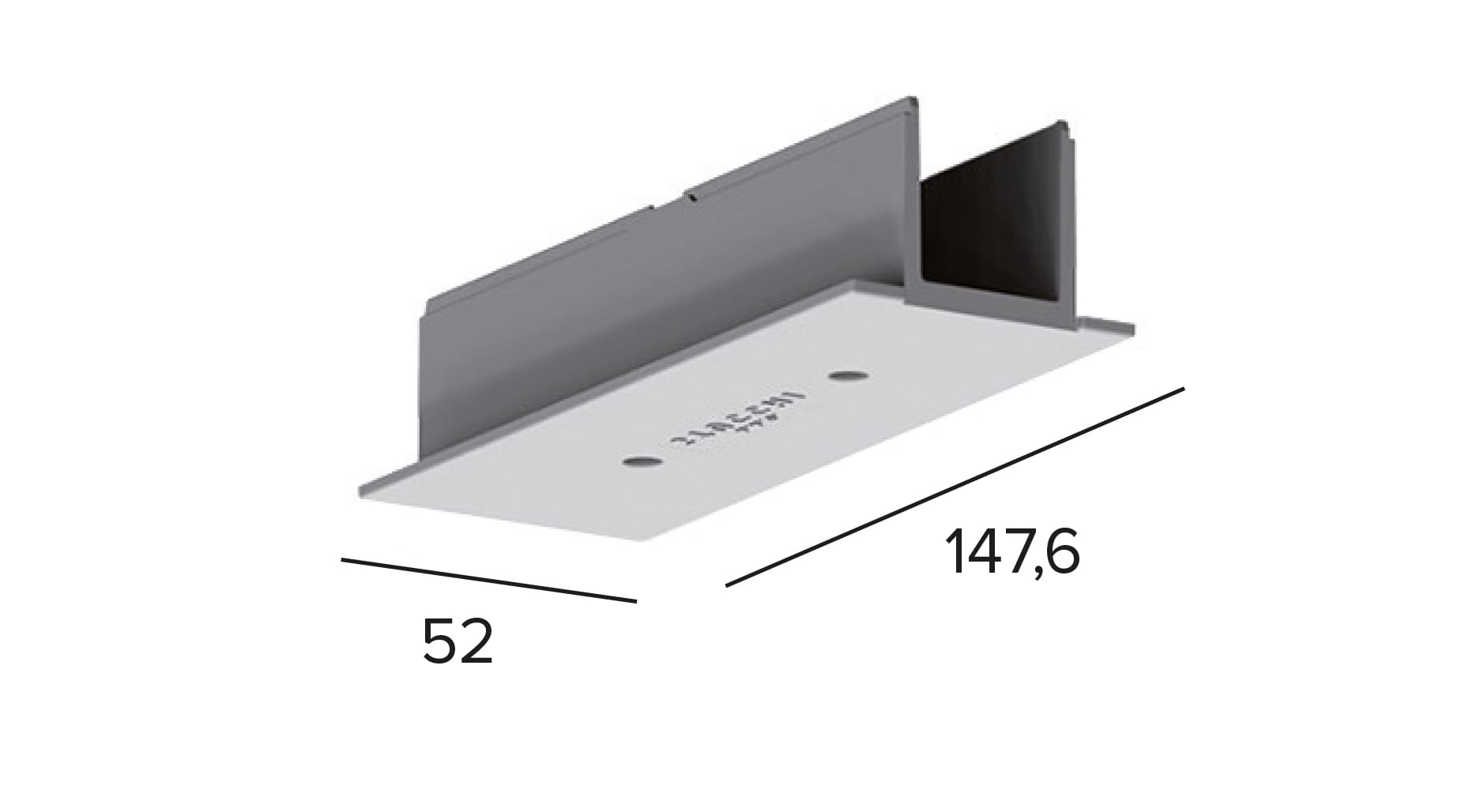 Targetti - E.PLUS RECESSED COVER MIDDLE FEED GRE
