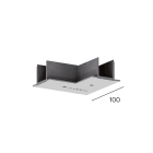 Targetti - E.PLUS RECESSED COVER L-FEED GRE
