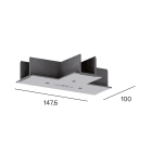 Targetti - E.PLUS RECESSED COVER T-FEED GRE