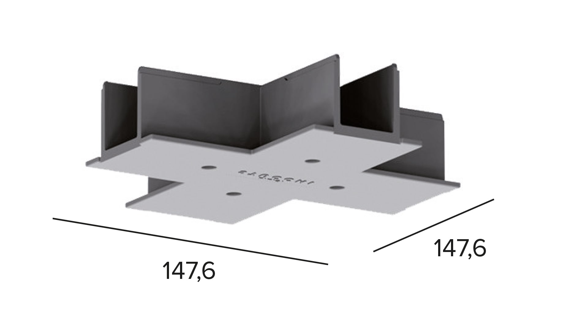 Targetti - E.PLUS RECESSED COVER X-FEED GRE