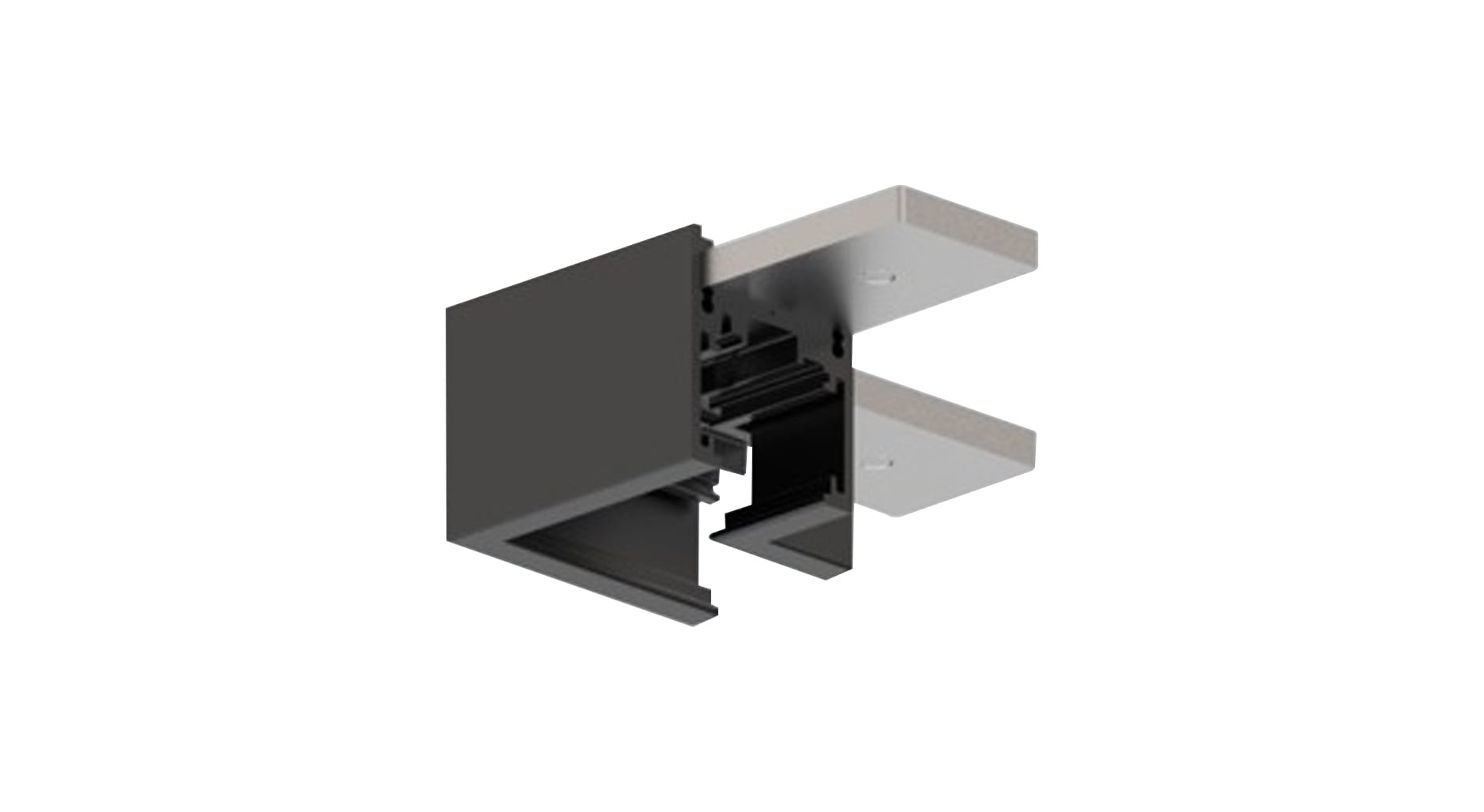 Targetti - 48V EVOLUT TRACK COVER FOR L JOINT WHT