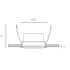 Targetti - LED.Y SPRING FOR WALL-CEIL INSTALLATION