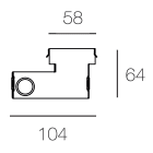 Targetti - ACC. MINI MERCURE - INSERTION BOX HORIZO