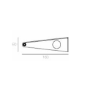 Targetti - JEDI LIN PRJ WALL MOUNTING BRACKET L