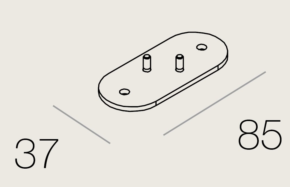 Targetti - CORO ACCESSORY SURFACE MOUNTING BASE FLO
