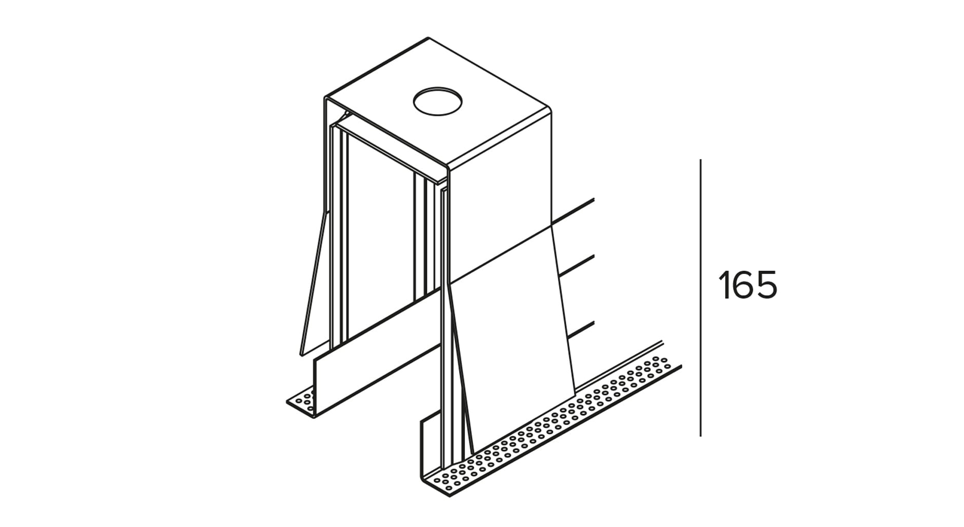 Targetti - LOGICO SY TRIM 562 HEAD-FINAL SUPPORT