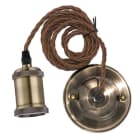 Targetti - FILO DI SOSPENSIONE + ROSONE E27 OTTONE