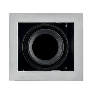 Targetti - INCASSATO X 1 GU10 ANELLI GRIGIO-NERO