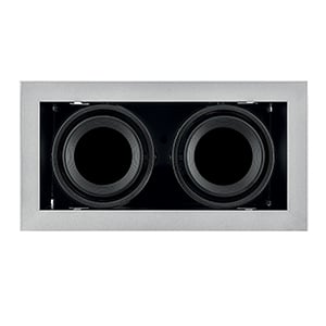 Targetti - INCASSATO X 2 GU10 GRIGIO-ANELLO INTNERO