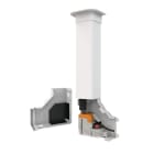 Sauermann - Pompe en goulotte DELTA PACK 80X60 Blanche - 230V CE