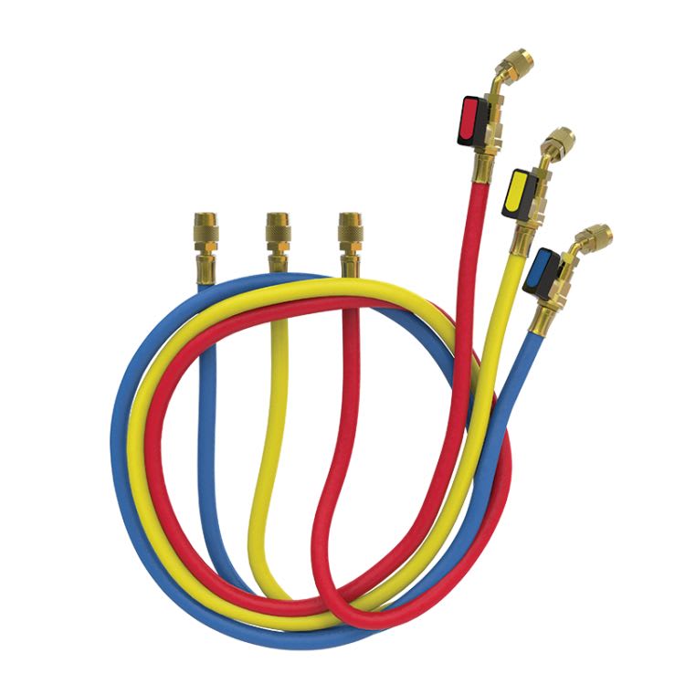 Sauermann - Jeu de 3 flexibles pour manifold longueur 1m