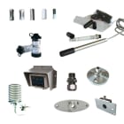 Sauermann - Bride de fixation en inox BF-13 pour sondes diamètre 13 mm