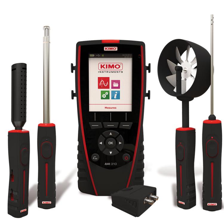 Sauermann - Multifonction évolutif portable AMI 310 avec sondes en option