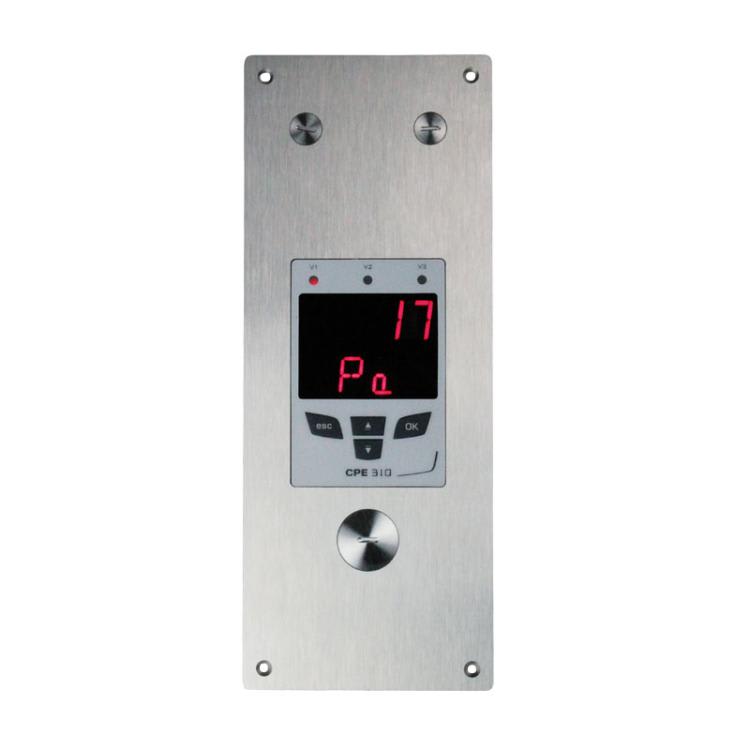 Sauermann - Capteur de pression différentielle encastrable en INOX CPE310-S gamme ±100 Pa