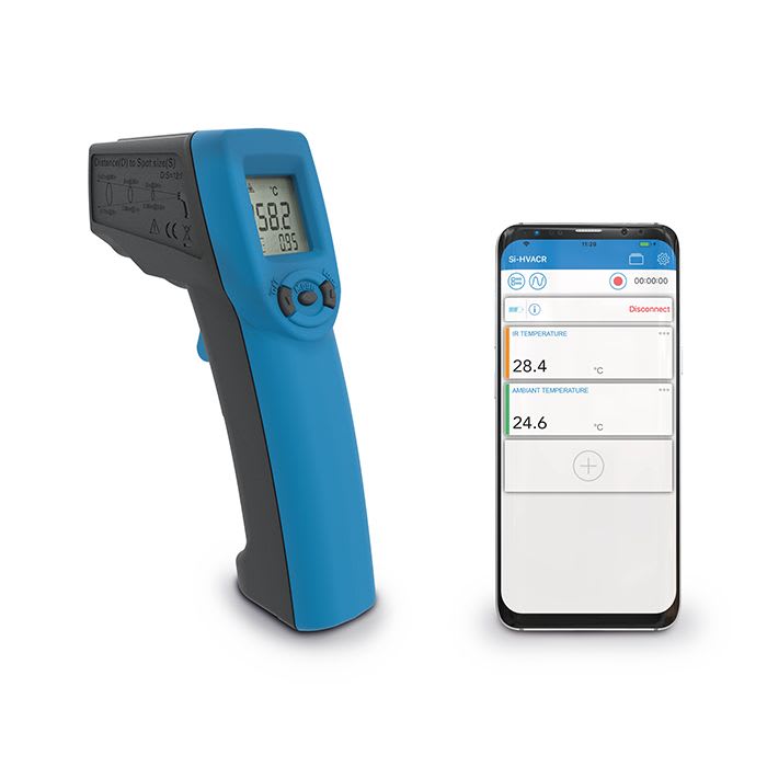 Sauermann - Thermomètre infrarouge Si-TI3 à émissivité réglable et optique D.S 12:1