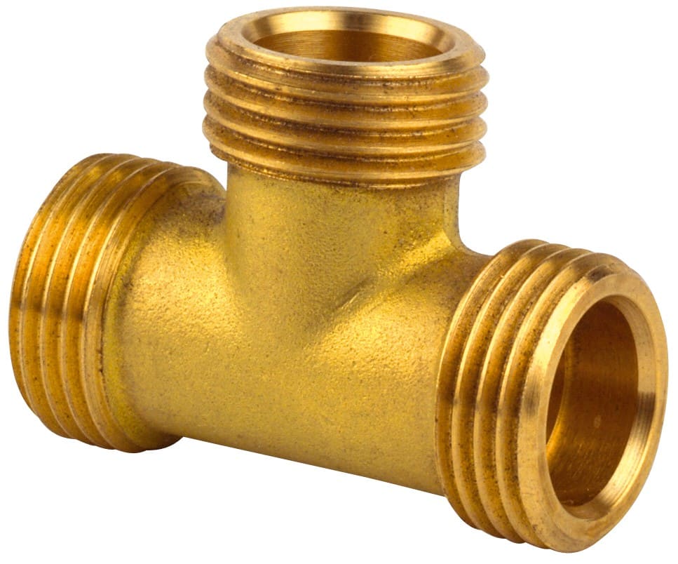 Thermador - Té 135G pour collet battu 10 - 3/8"MRaccord LAITON à visser