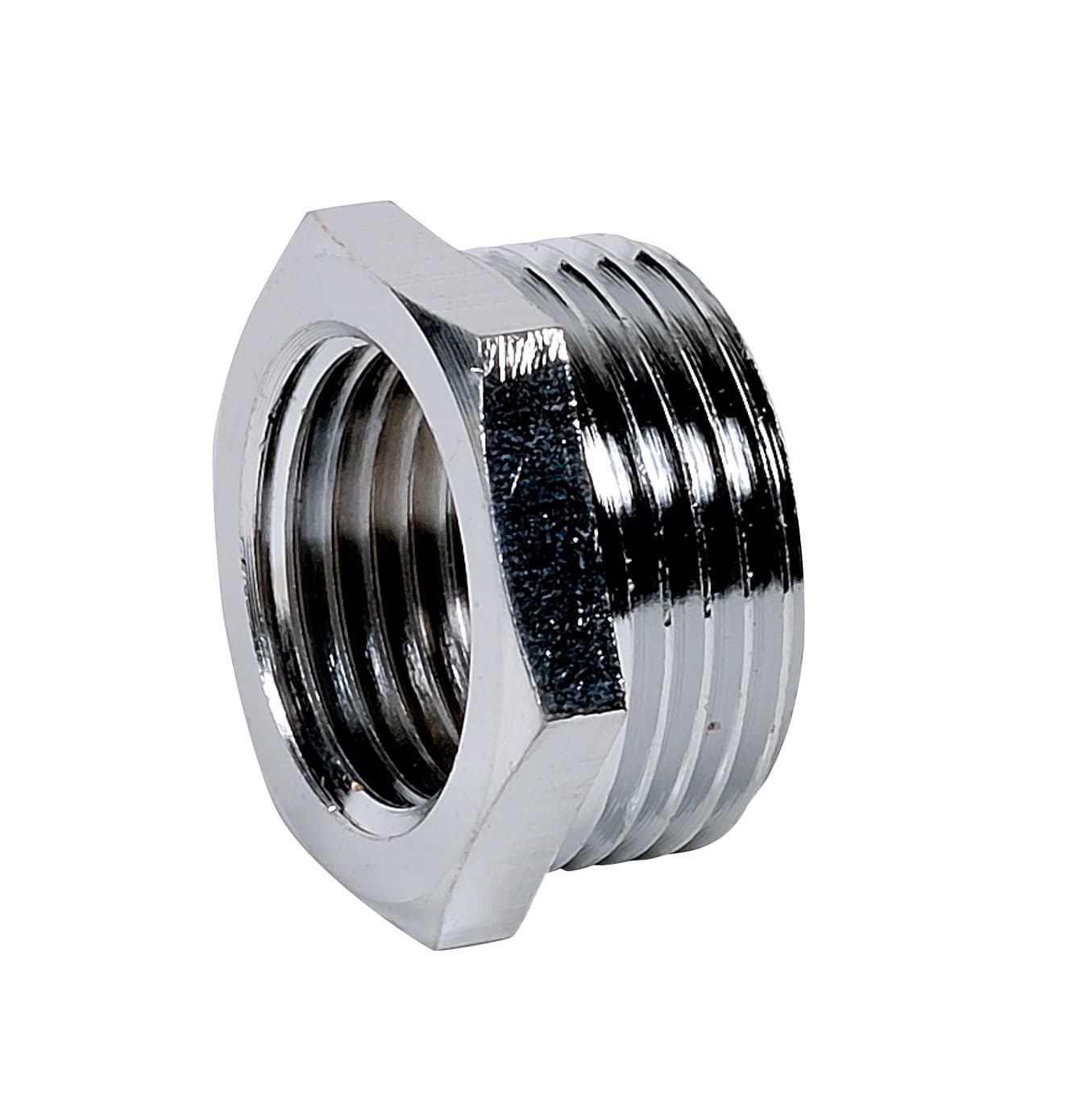 Thermador - Réduction MF Chromée 241G 1/2" - 3/8"Raccord Laiton Chromé à visser