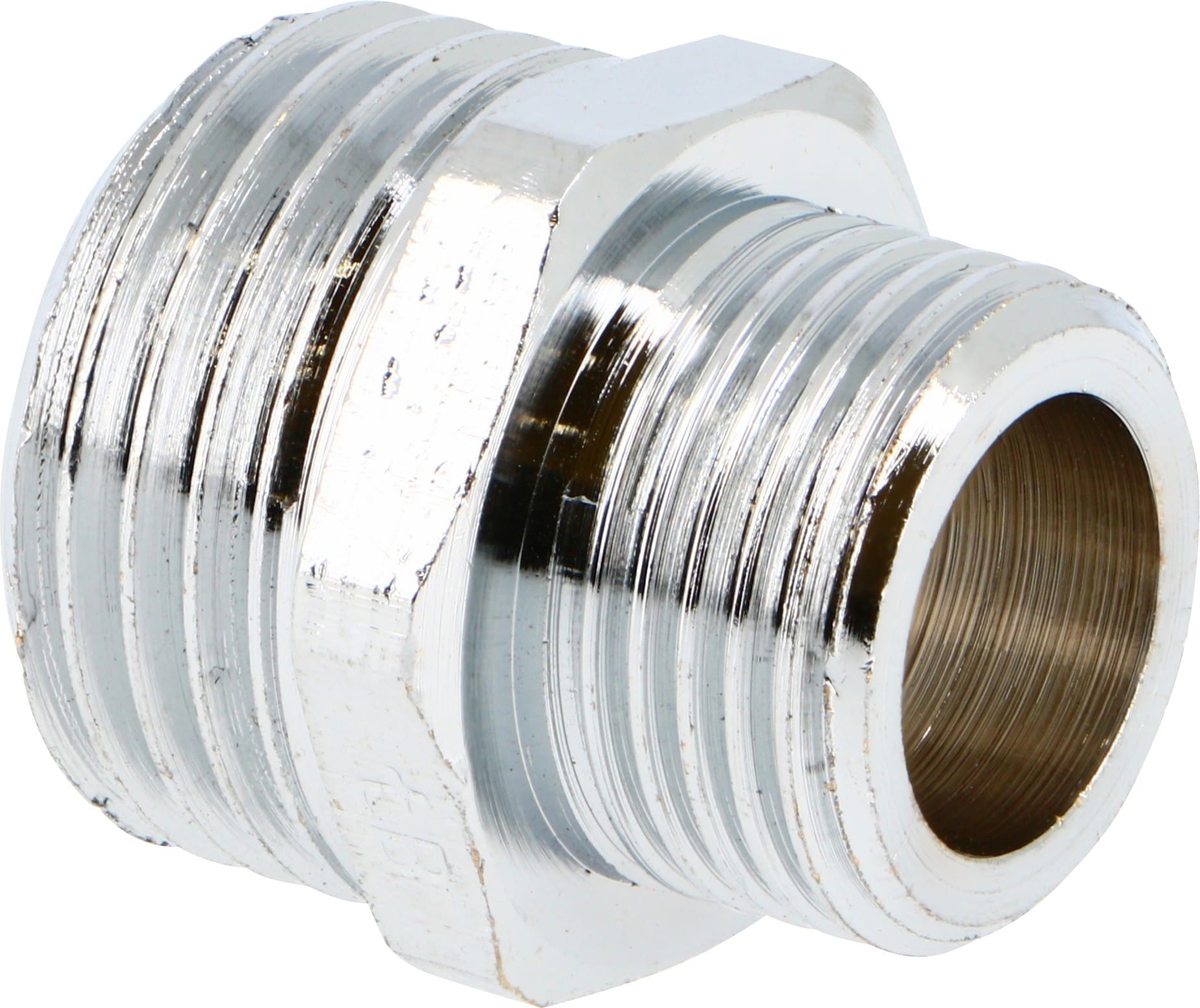Thermador - Mamelon Reduit Chromé 245G 1/2" - 3/8"Raccord Laiton Chromé à visser