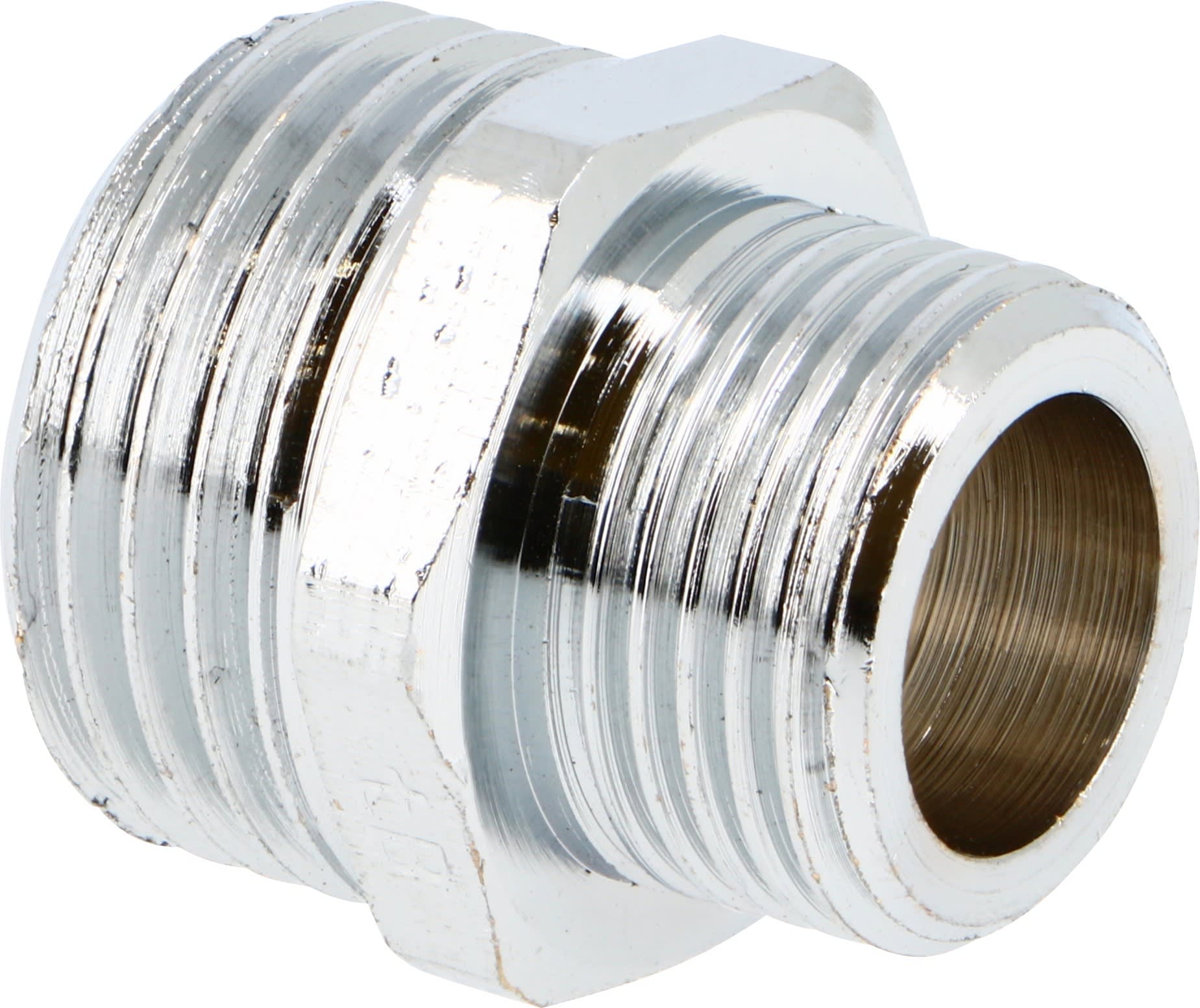 Thermador - Mamelon Réduit Chromé 245G 3/4" - 1/2"Raccord Laiton Chromé à visser