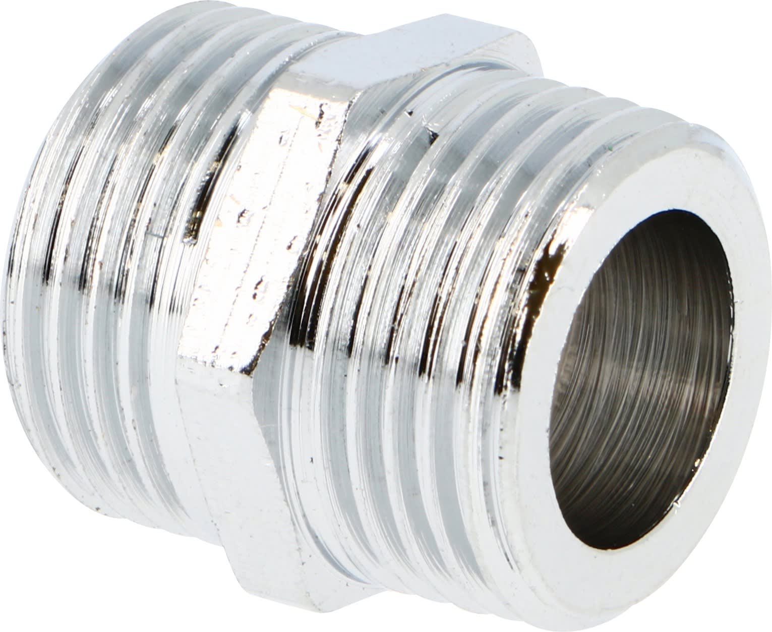 Thermador - Mamelon égal  Chromé 280G 3/8"Raccord Laiton Chromé à visser
