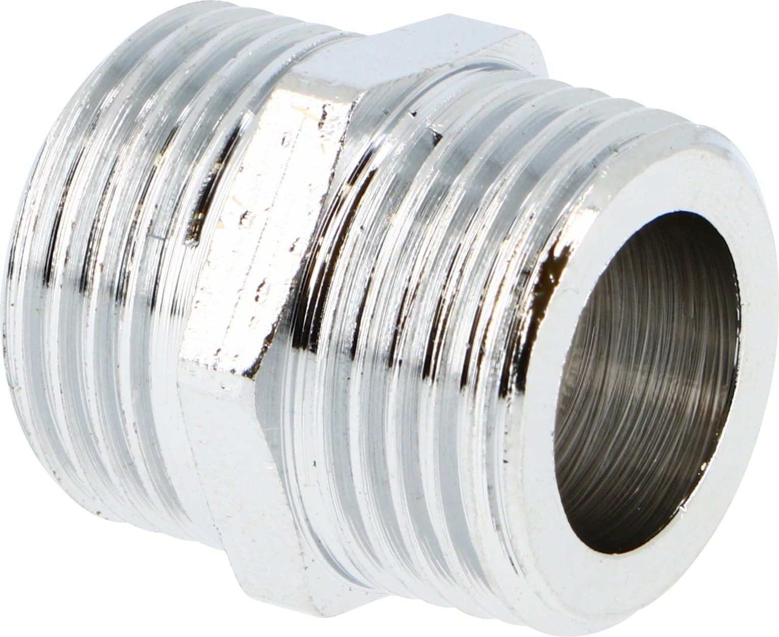 Thermador - Mamelon égal Chromé 280G 3/4"Raccord Laiton Chromé à visser