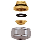 Thermador - Ecrou Chromé - Bague Laiton 3/4"F  Ø12tube métal 10bar -25°C à 120°C
