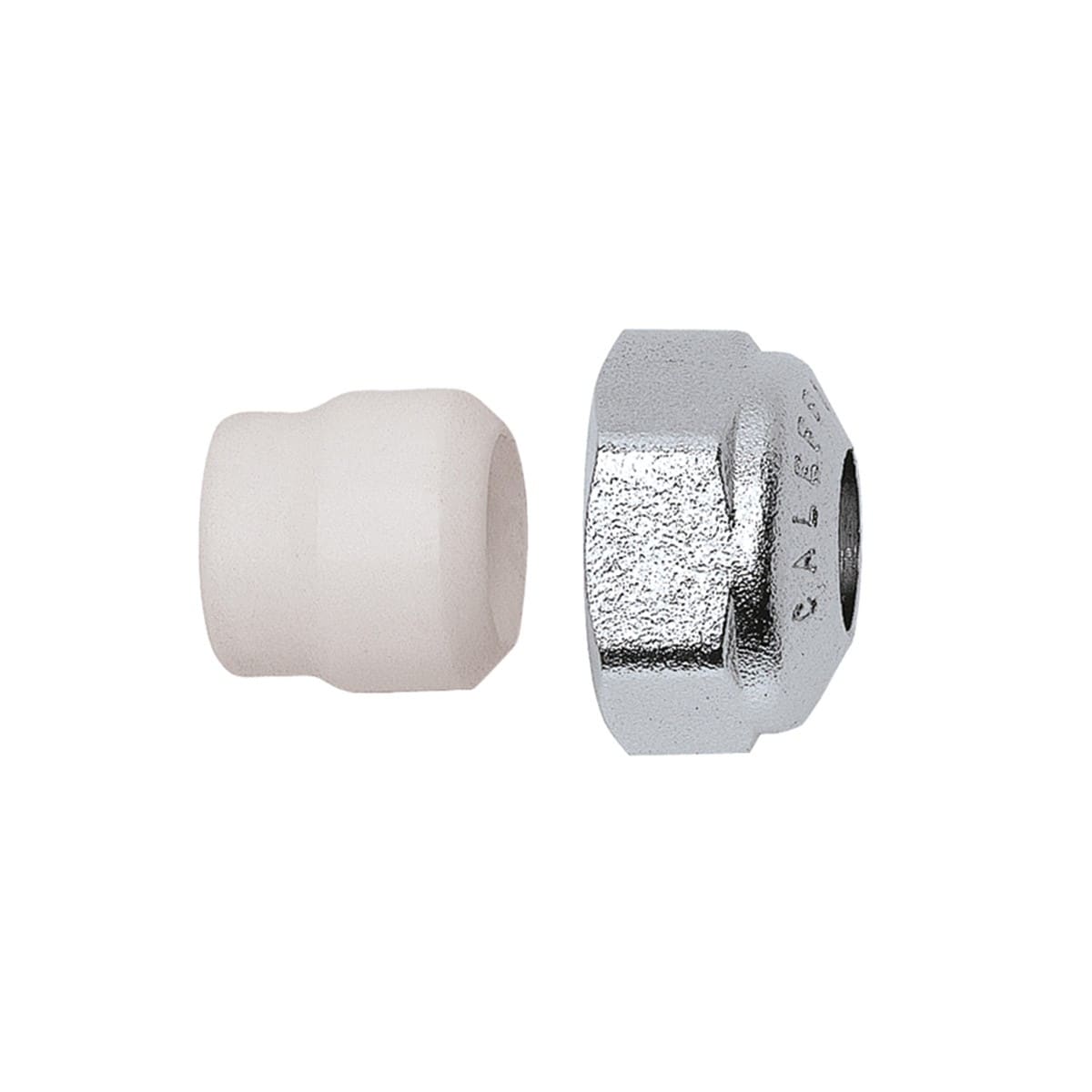 Thermador - Ecrou Chromé - Bague PTFE 23X1,5 Cu Ø12pour robinetterie de radiateur
