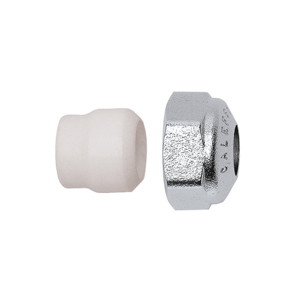 Thermador - Ecrou Chromé - Bague PTFE  23X1,5 Cu Ø16pour robinetterie de radiateur