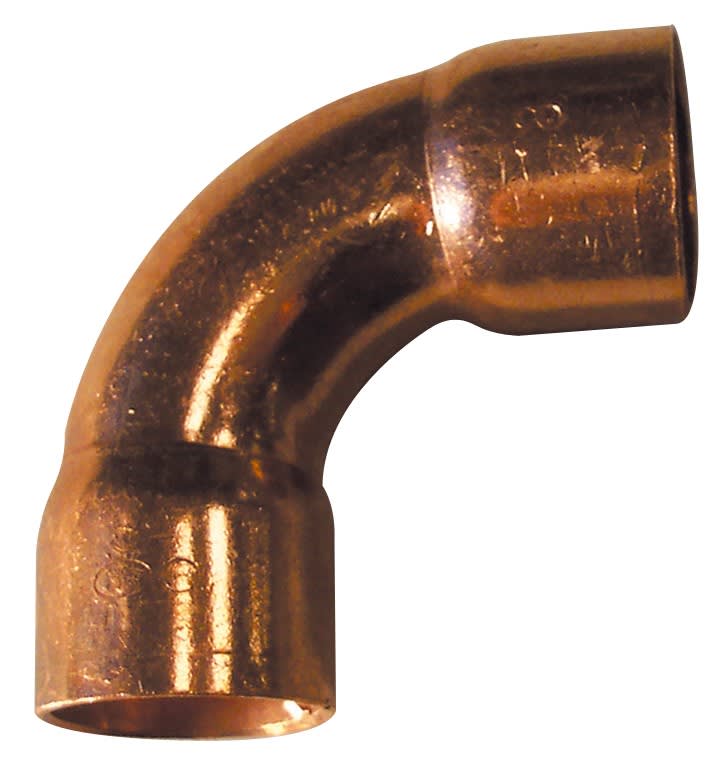 Thermador - Courbe 90° Grand Rayon Cu-FF Ø18à souder sur tube Cuivre