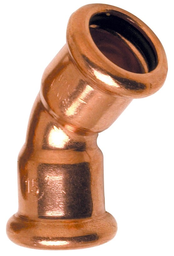 Thermador - Courbe 45° FF 6041 Cu à sertir Ø18 pour tube Cuivre Chauff. & Sanitaire