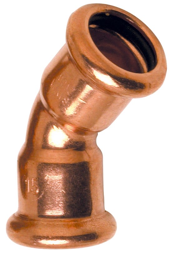 Thermador - Courbe 45° FF 6041 Cu à sertir Ø22 pour tube Cuivre Chauff. & Sanitaire