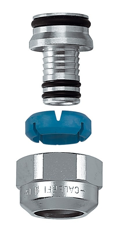Thermador - Ecrou Chr M23X1.5 pour tube multi. Ø16x2pression max 10 bar 0°C à 95°C continu