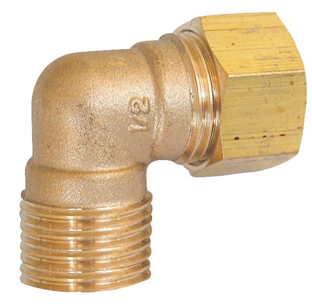 Thermador - Raccord BICONE Coude 707B - M 3/8 - 12pour tube Cuivre