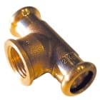 Thermador - Té laiton FFF à sertir 8130G 14-1/2-14 laiton tube Cuivre Chauff. & Sanitaire