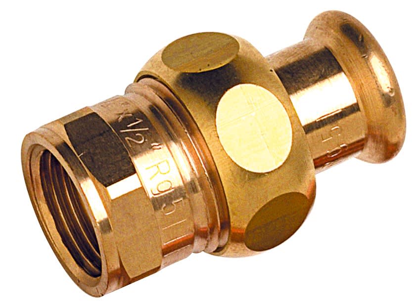Thermador - Raccord Union à sertir 8330G Ø28-1 F laiton tube Cuivre Chauff. & Sanitaire