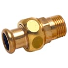 Thermador - Raccord Union à sertir 8330G  Ø12-3/8"M laiton tube Cuivre Chauff. & Sanitaire