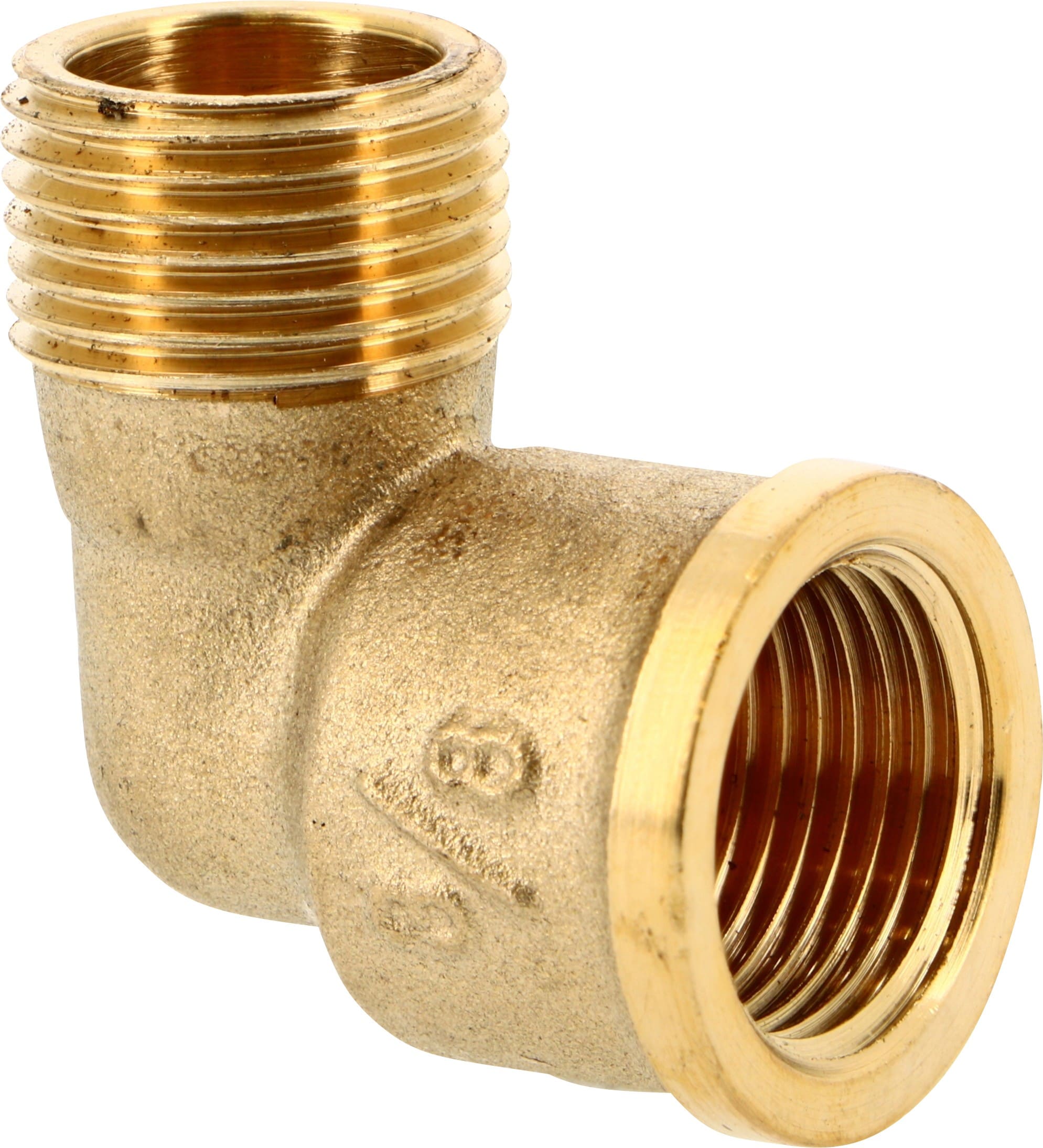 Thermador - Coude 92G court 1/2"MFRaccord LAITON à visser